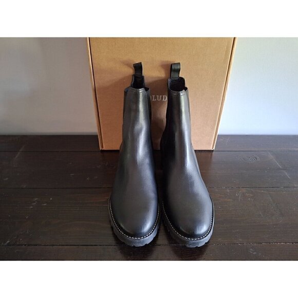 Soludos Black Leather Greenpoint Chelsea Boot/NIB, Sz 11 - Picture 5 of 9